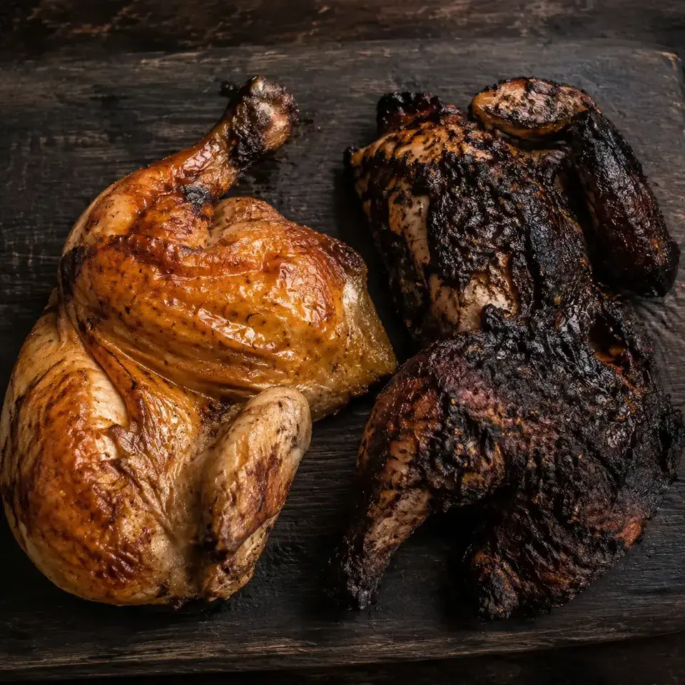 Rotisserie and jerk chicken